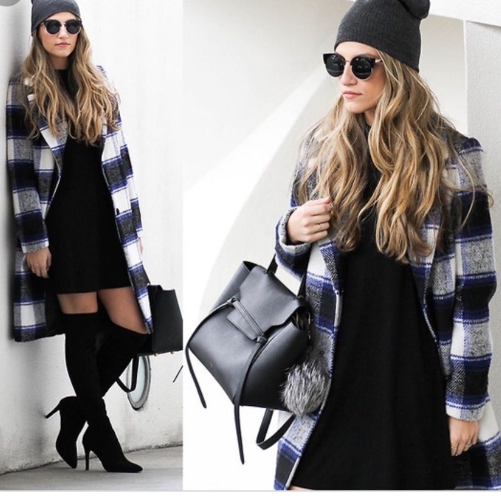 Plaid coat - super trendy!! - Picture 2 of 7